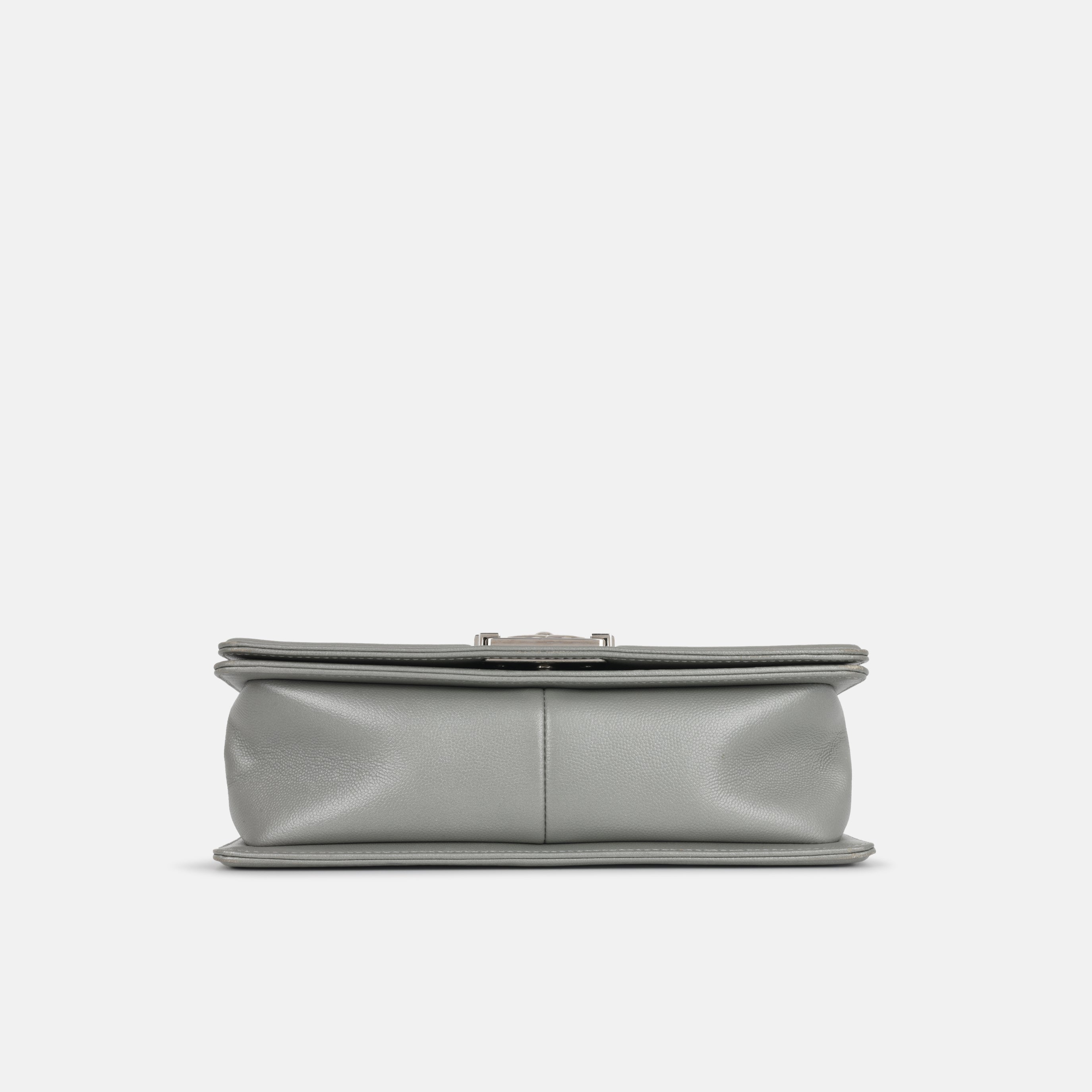 Chanel Boy Bag - Silver