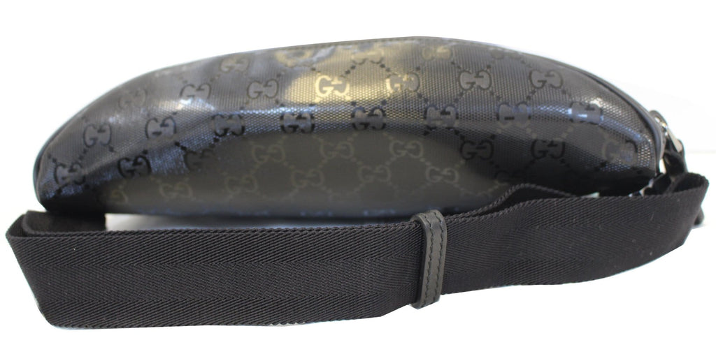 GUCCI GG Imprime Monogram Waist Bum Bag Black 233269