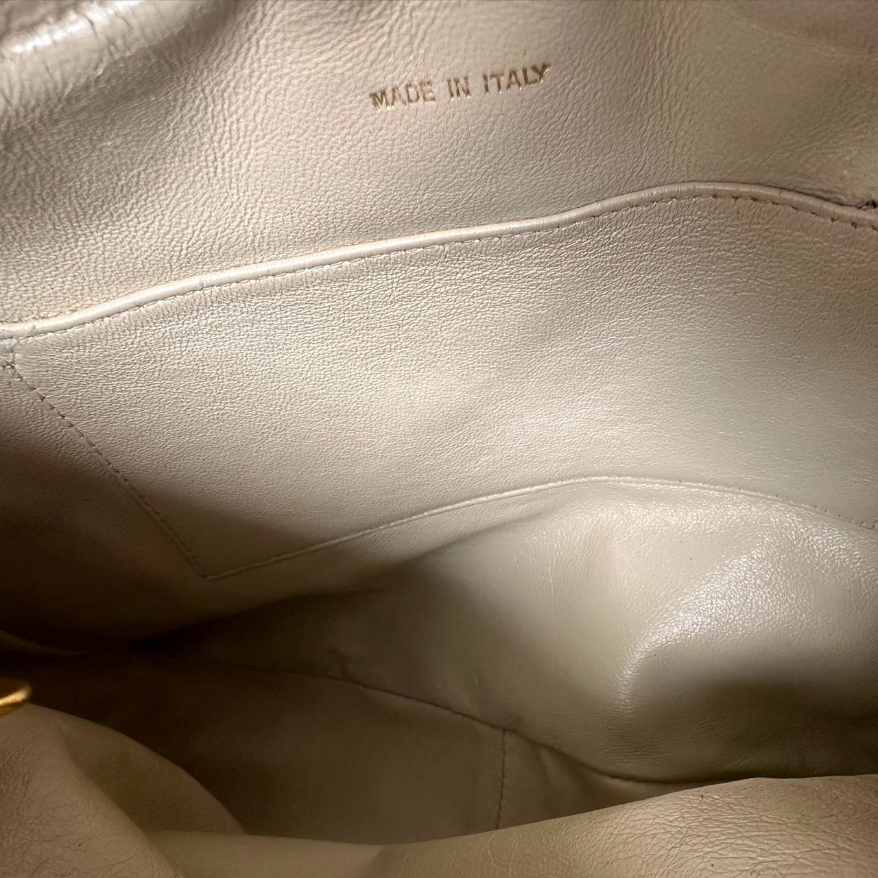 Chanel Vintage Caramel Caviar Diagonal Crossbody Bag