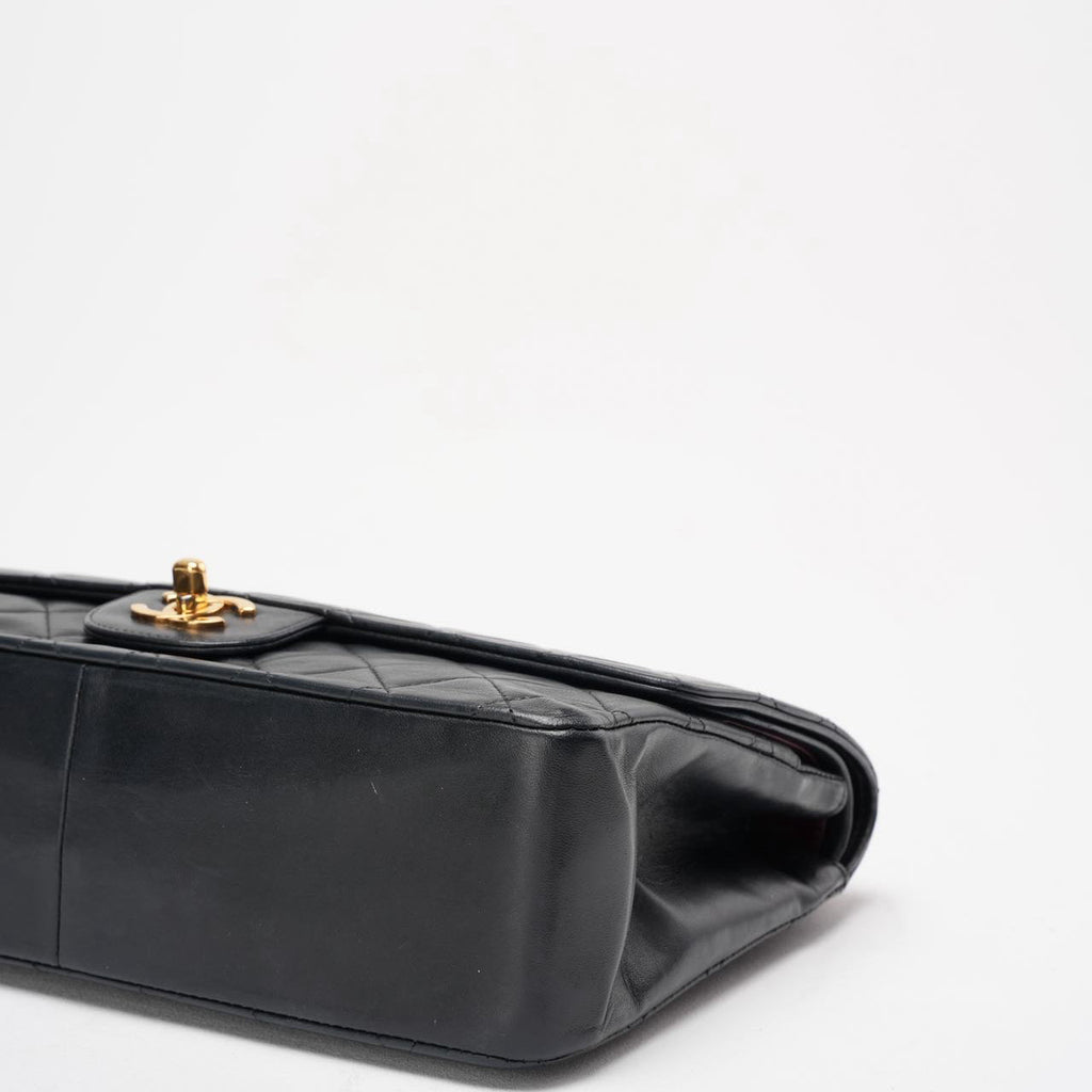 Chanel Vintage Black Timeless Classic Flap Bag 1990s