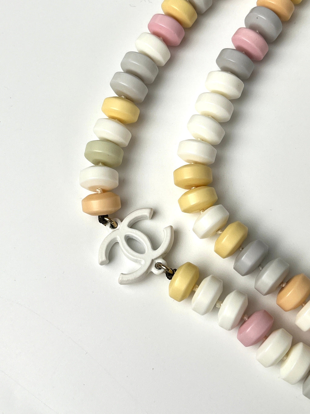 CHANEL 2014 Supermarket Candy Sweetie CC Station Long Necklace