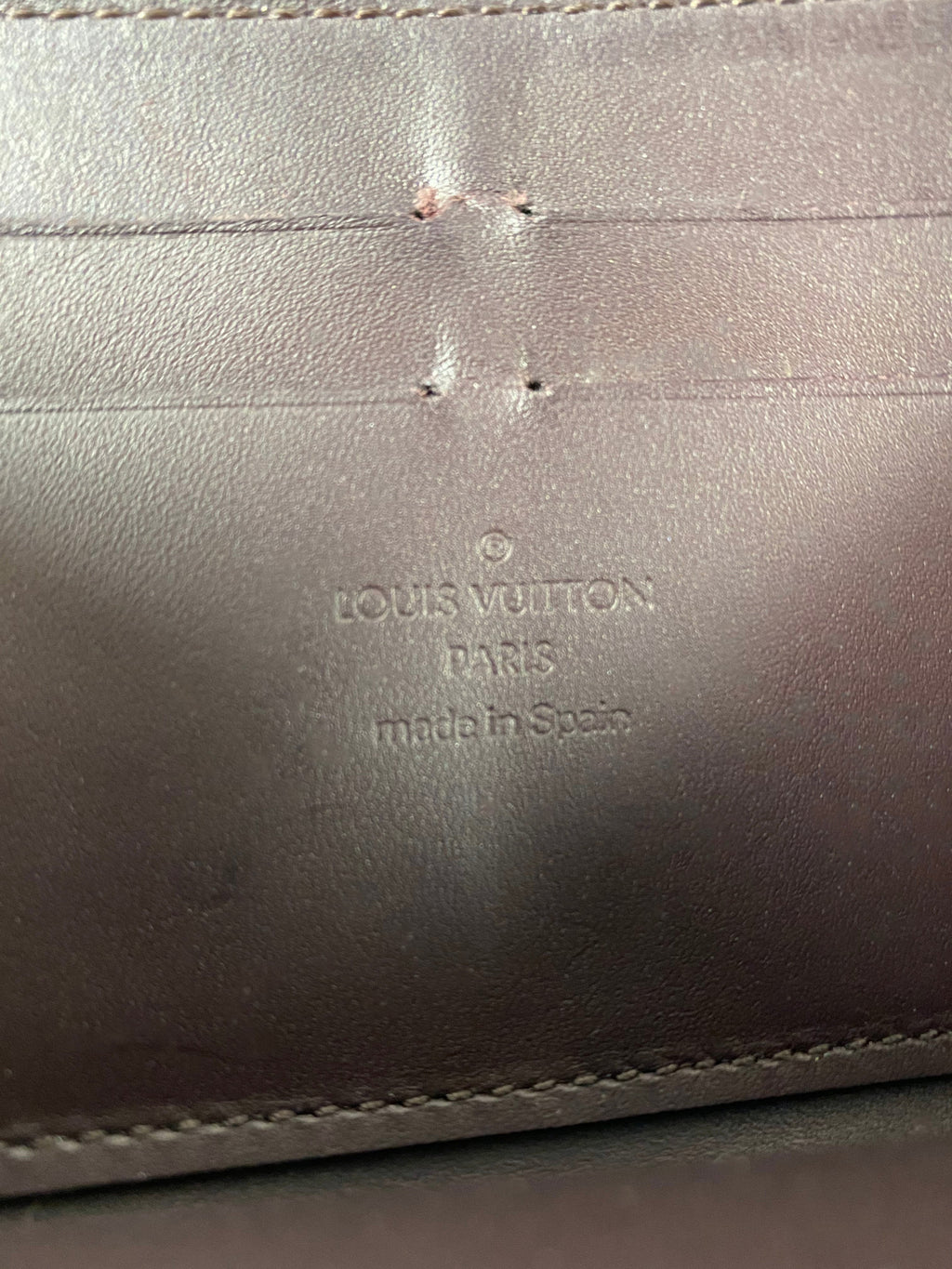 Louis Vuitton Plum Vernis Monogram Zippy Continental Wallet