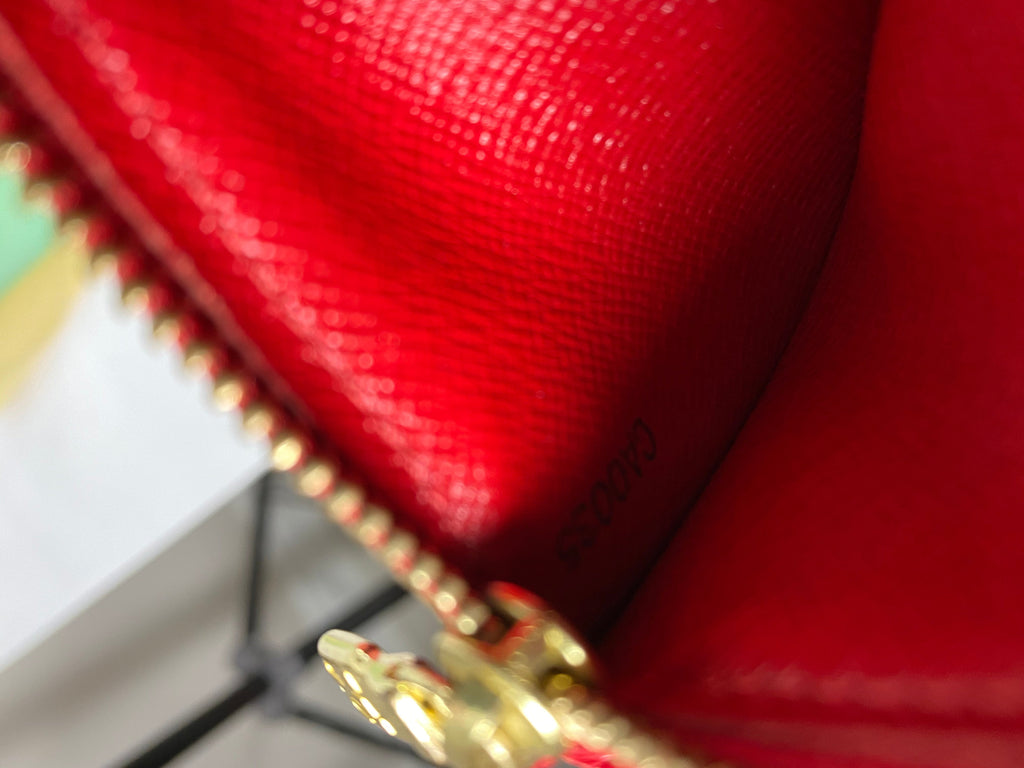 Louis Vuitton Red Epi Leather Continental Snap Wallet