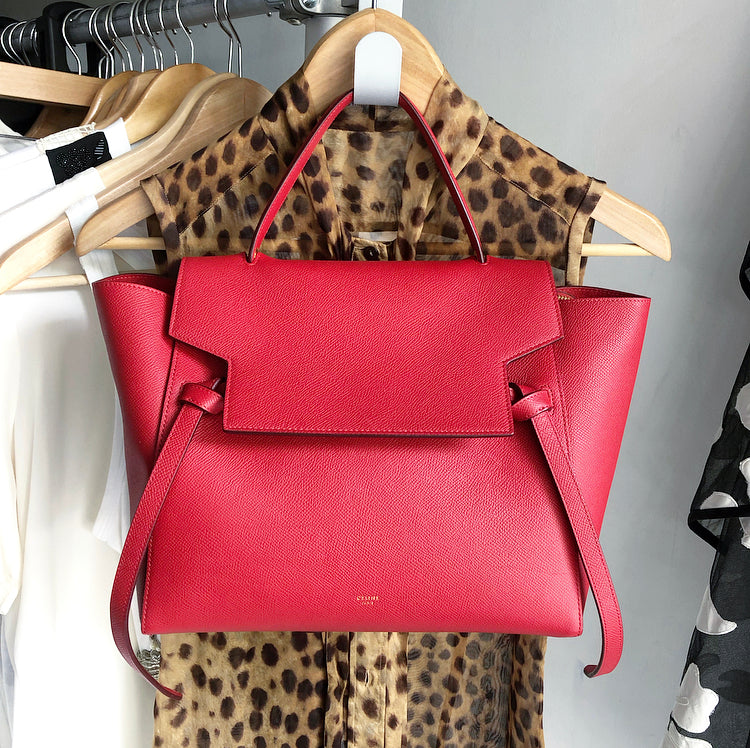 Celine Ruby Red Mini Belt Bag