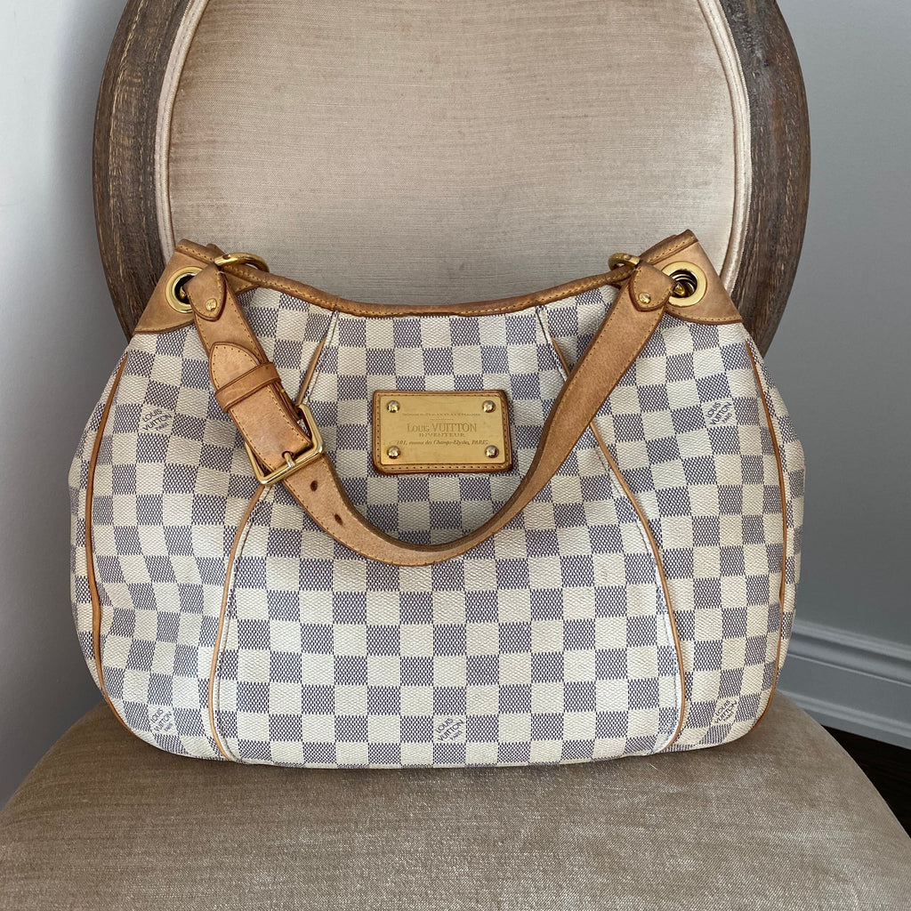 Louis Vuitton Damier Azur Galleria Shoulder Bag
