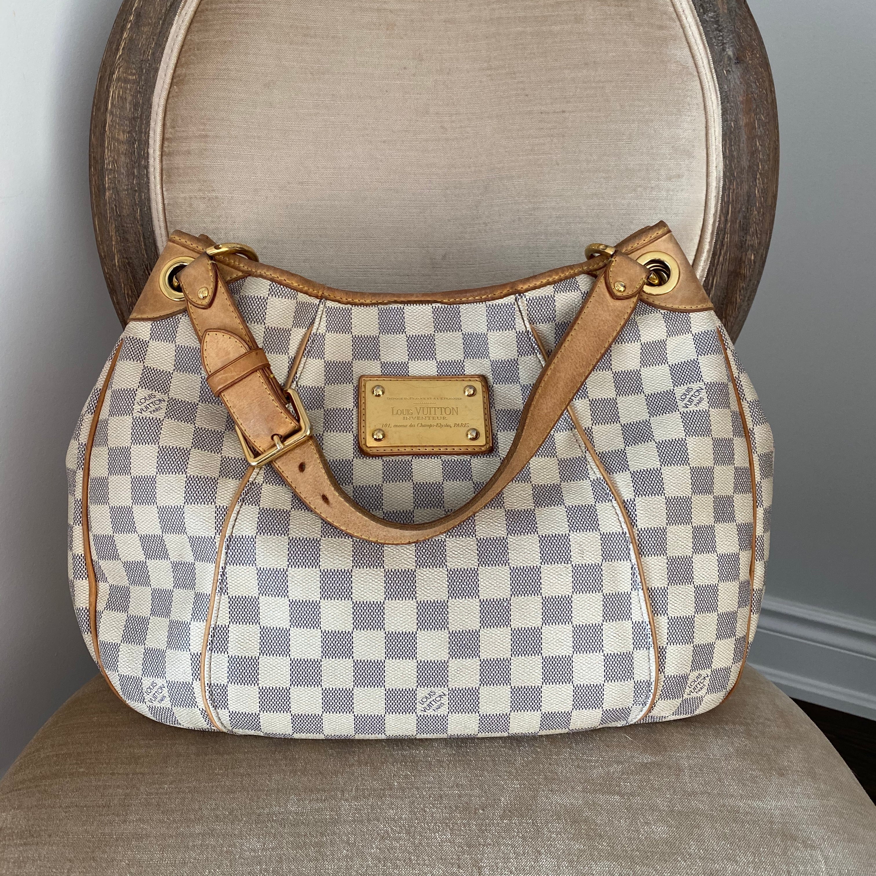 Louis Vuitton Damier Azur Galleria Shoulder Bag