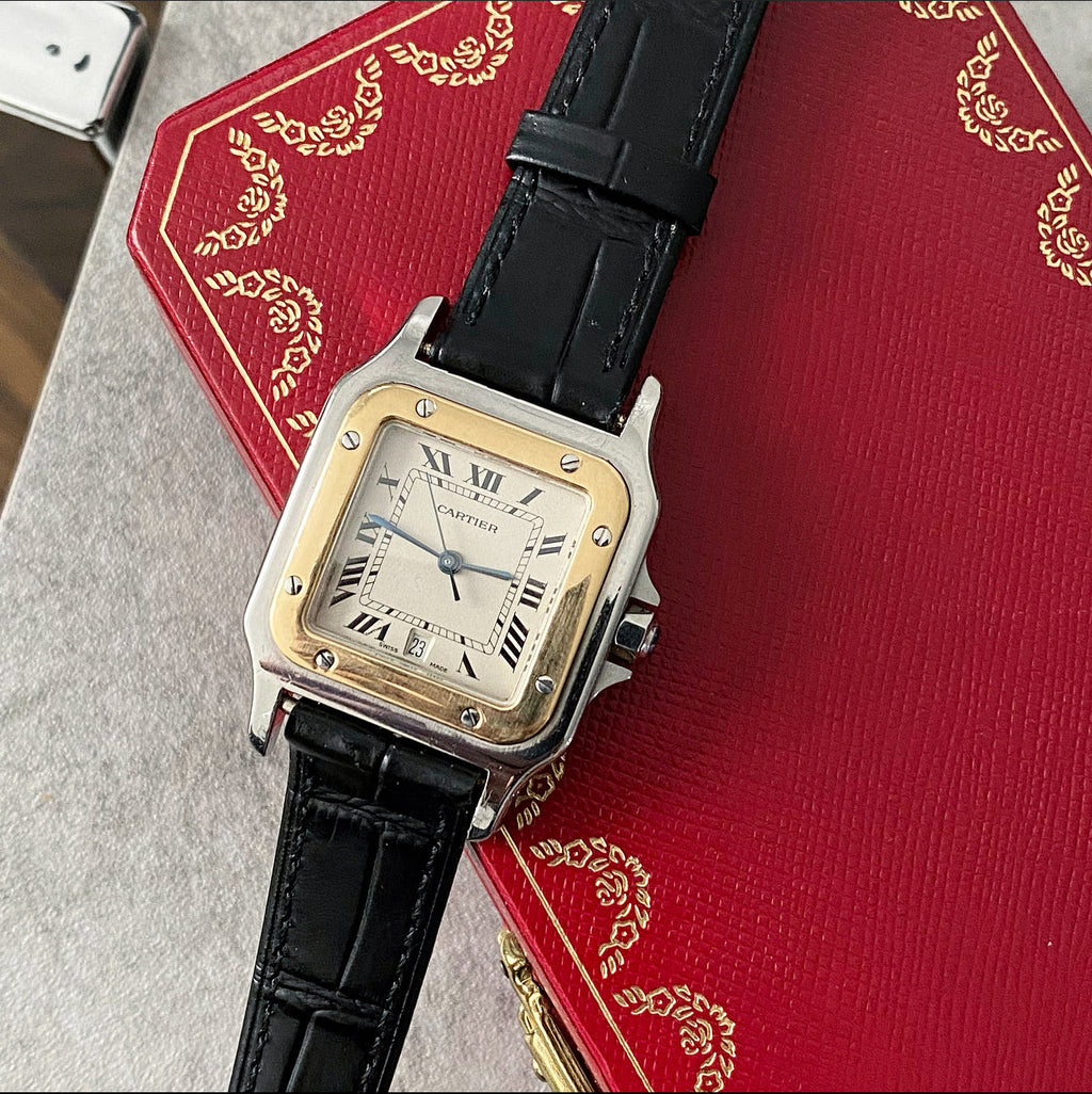Cartier Santos Galbee Two-Tone 29mm 1566 Watch