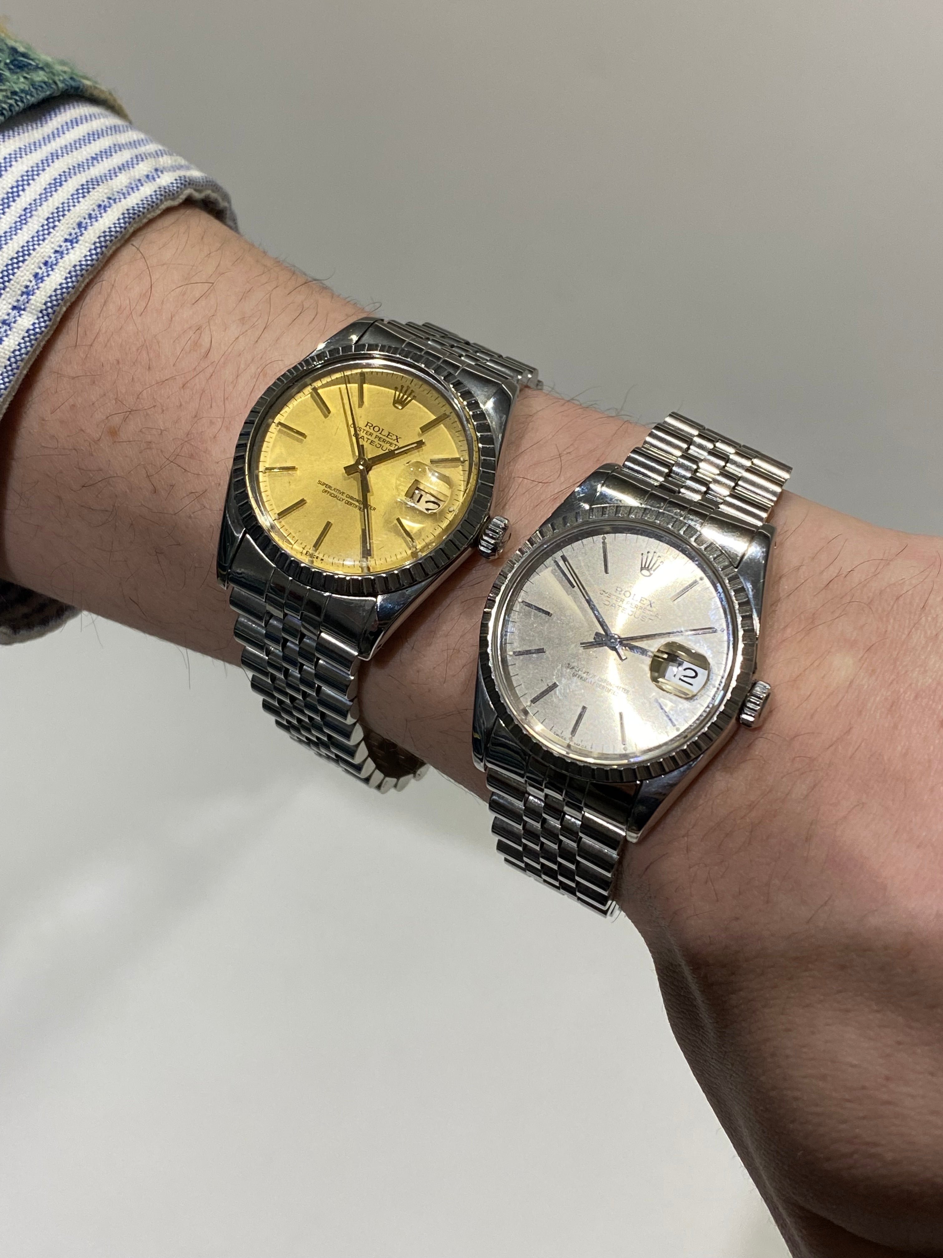 Rolex Oyster Perpetual Datejust Vintage 1991 36mm Stainless Jubilee Watch