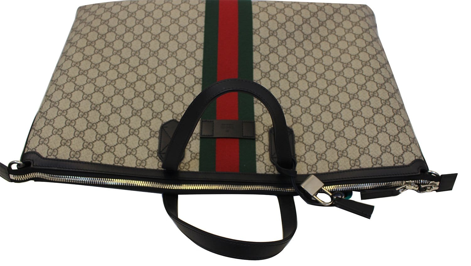 GUCCI GG Supreme Canvas Web Duffle Bag 353406