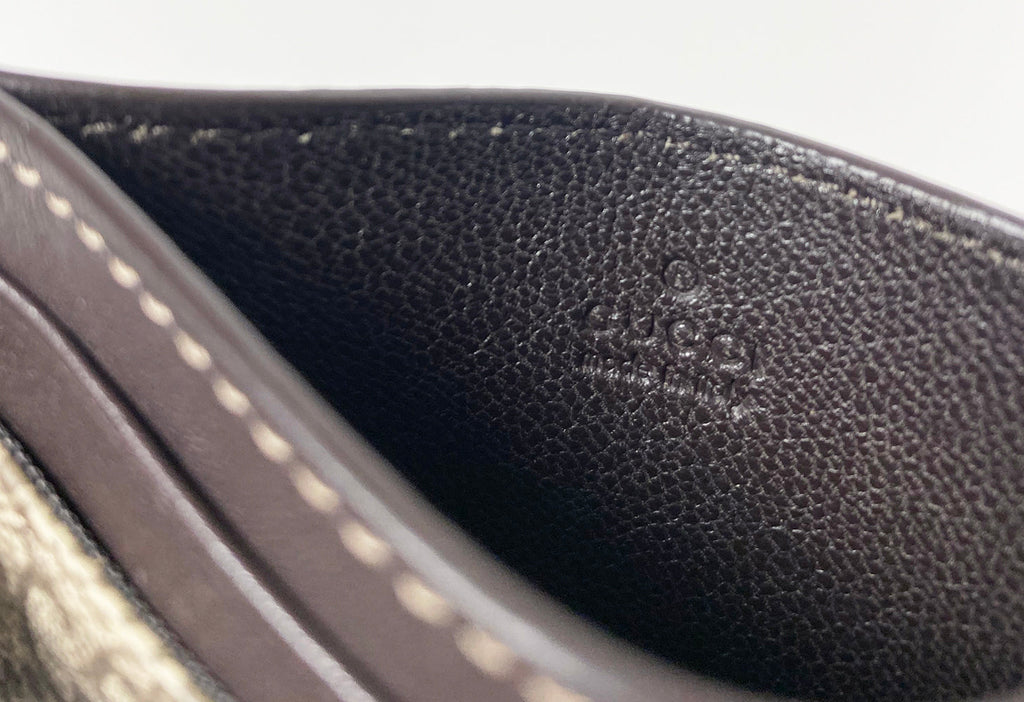Gucci Monogram Supreme Canvas Brown  Holder