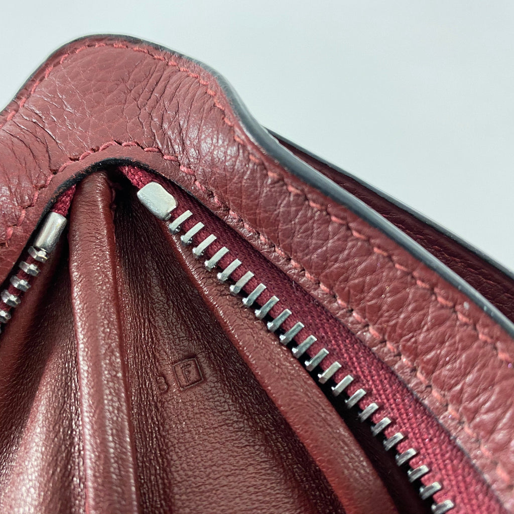 Hermes Vintage 2002 Caporal Triple Strap Rouge H Red Pochette Bag