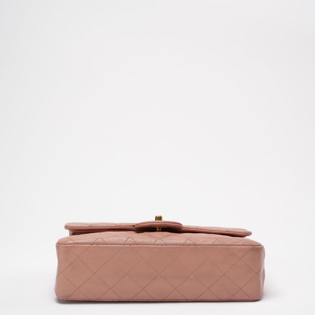 Chanel Vintage Small Pink Lambskin Classic Flap Bag