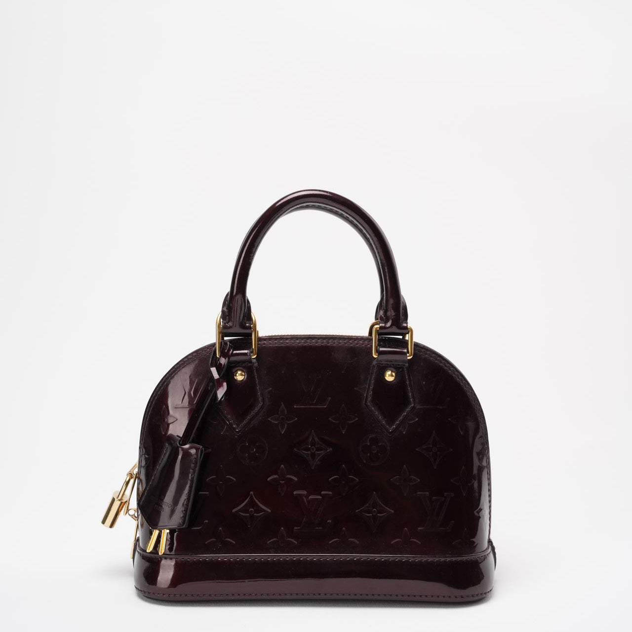 Louis Vuitton Purple Amarante Monogram Vernis Alma BB Bag