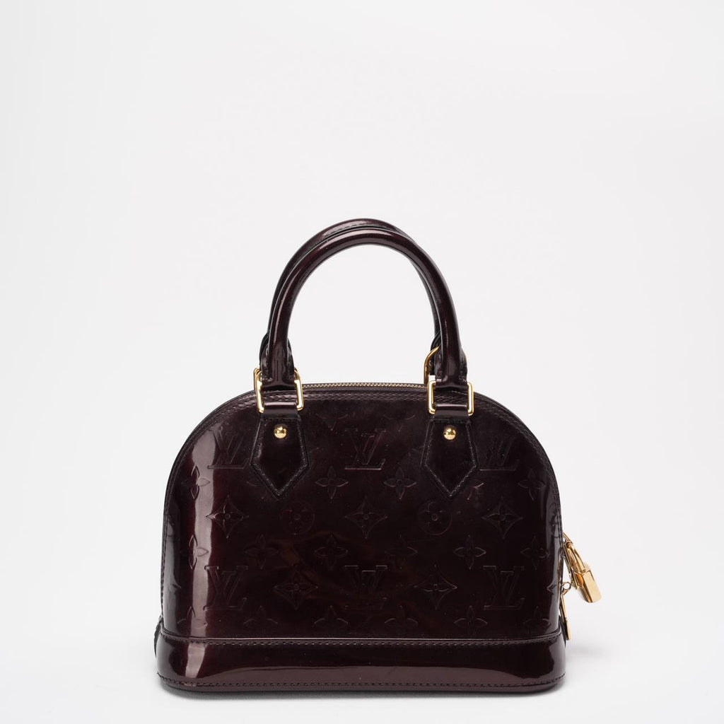 Louis Vuitton Purple Amarante Monogram Vernis Alma BB Bag