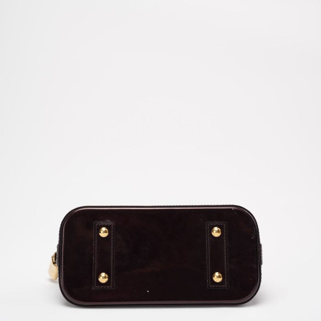 Louis Vuitton Purple Amarante Monogram Vernis Alma BB Bag