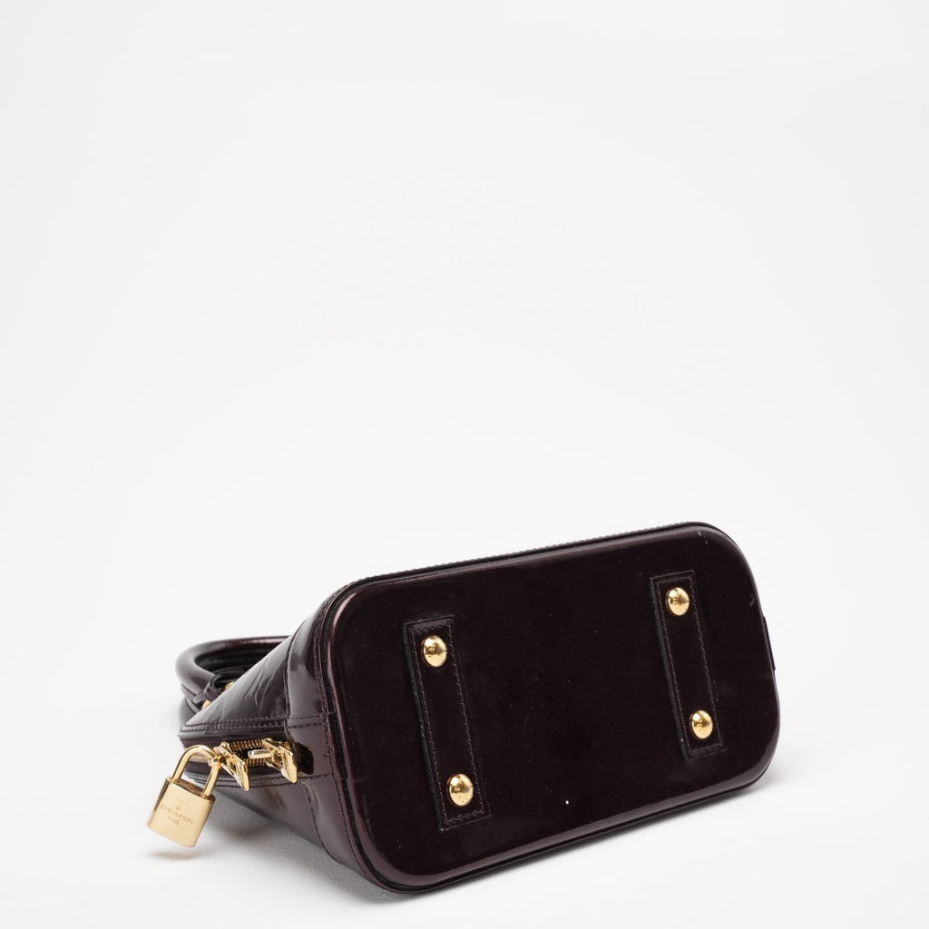 Louis Vuitton Purple Amarante Monogram Vernis Alma BB Bag