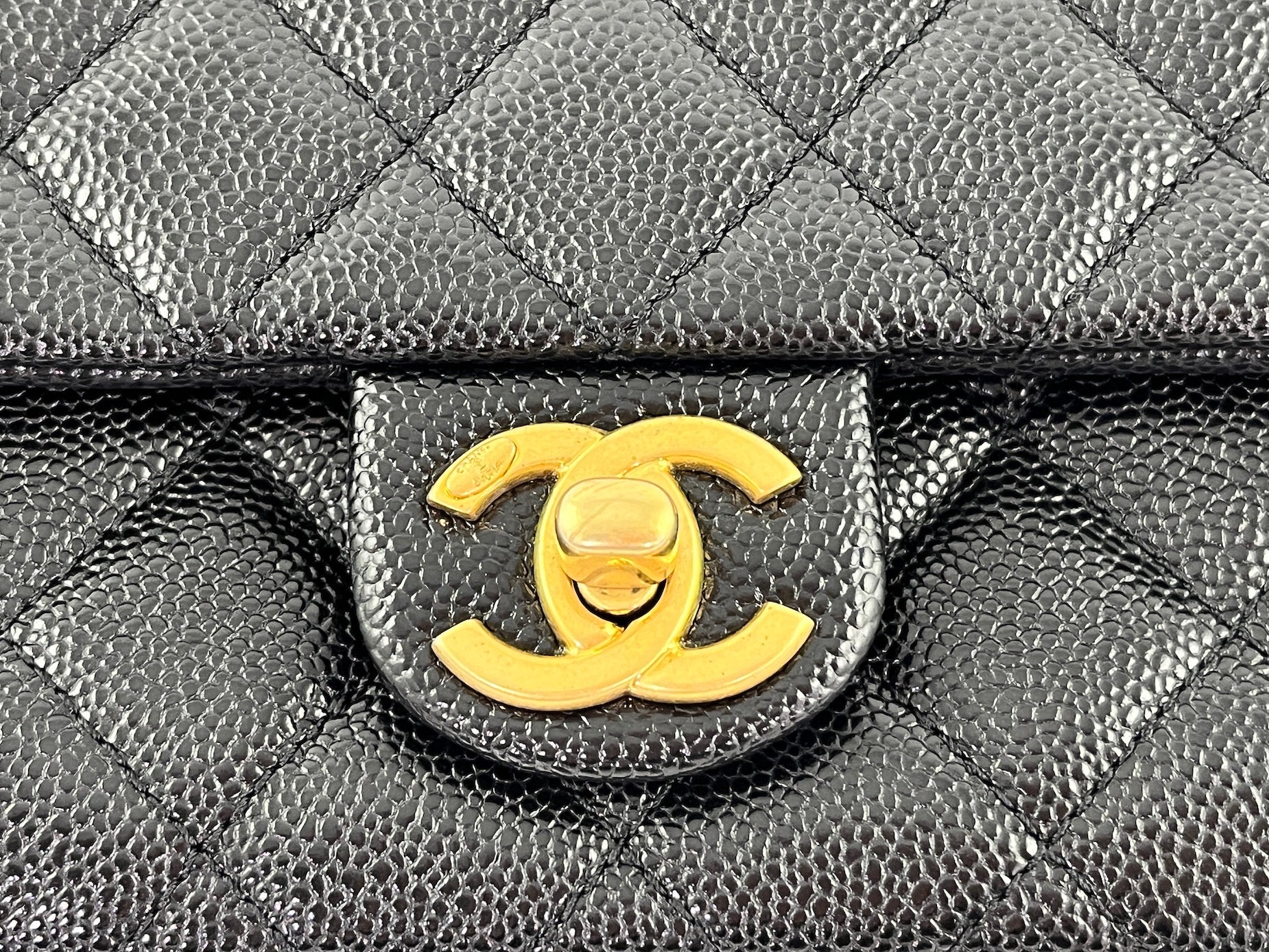CHANEL Pick me Up Black Caviar Chain Waist Belt Bag