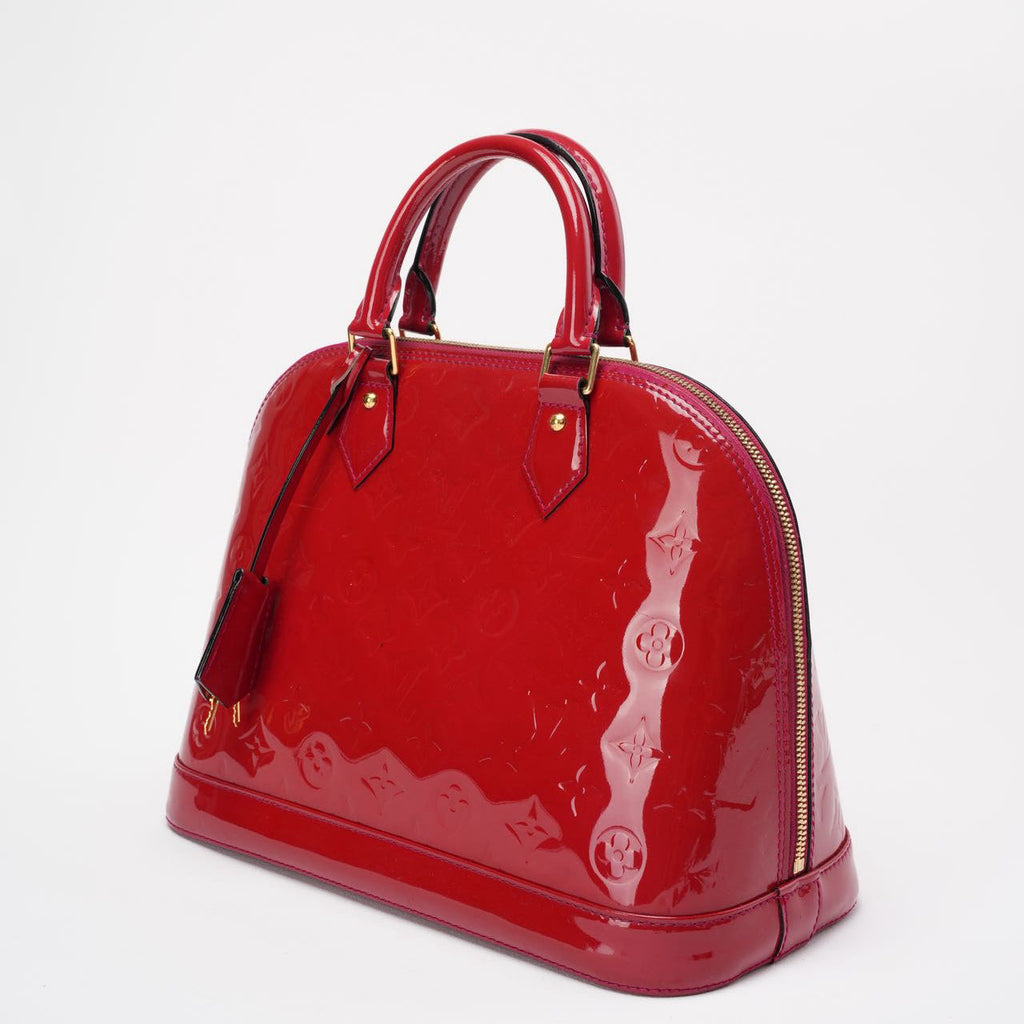 Louis Vuitton Rose Monogram Vernis Alma PM Bag 2018