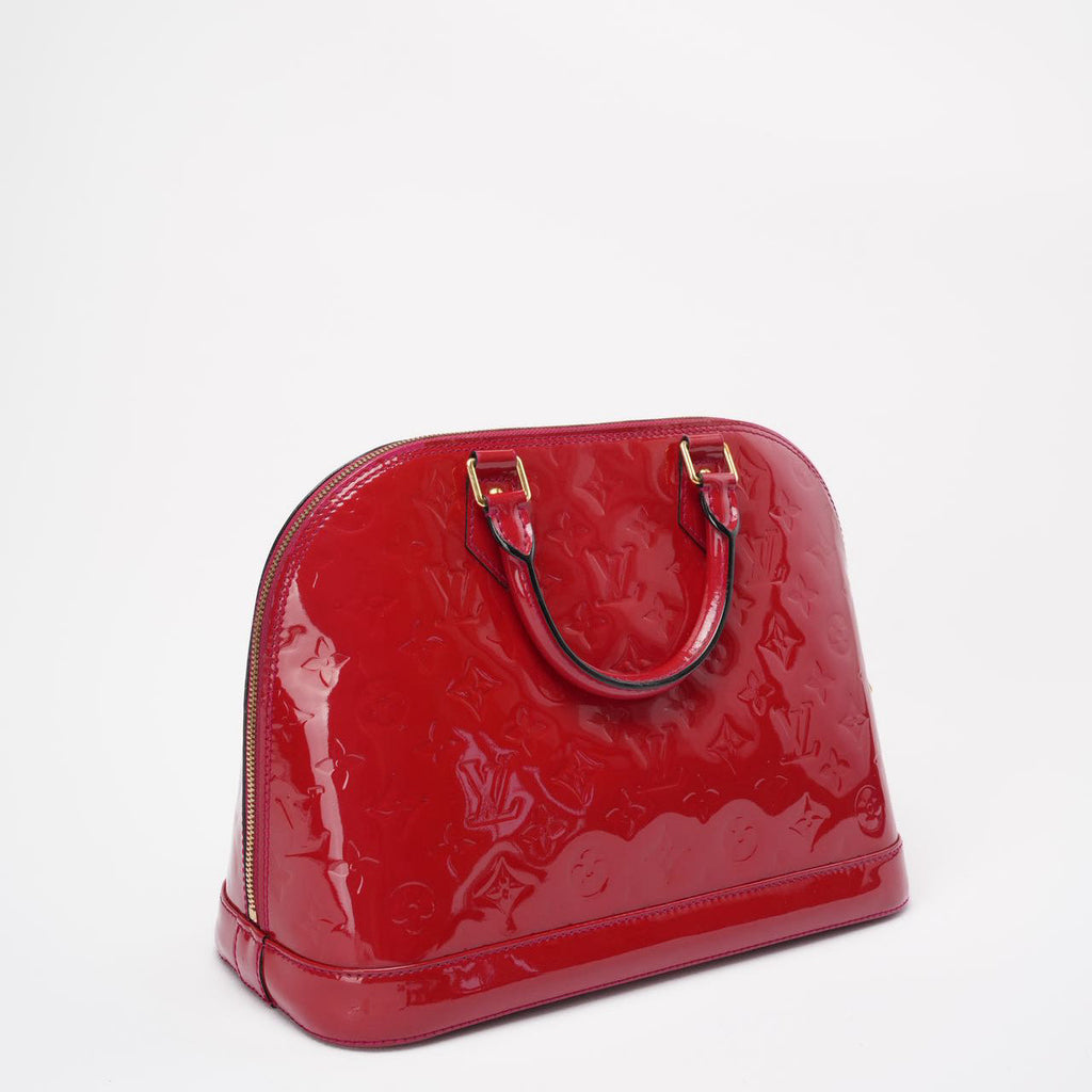 Louis Vuitton Rose Monogram Vernis Alma PM Bag 2018