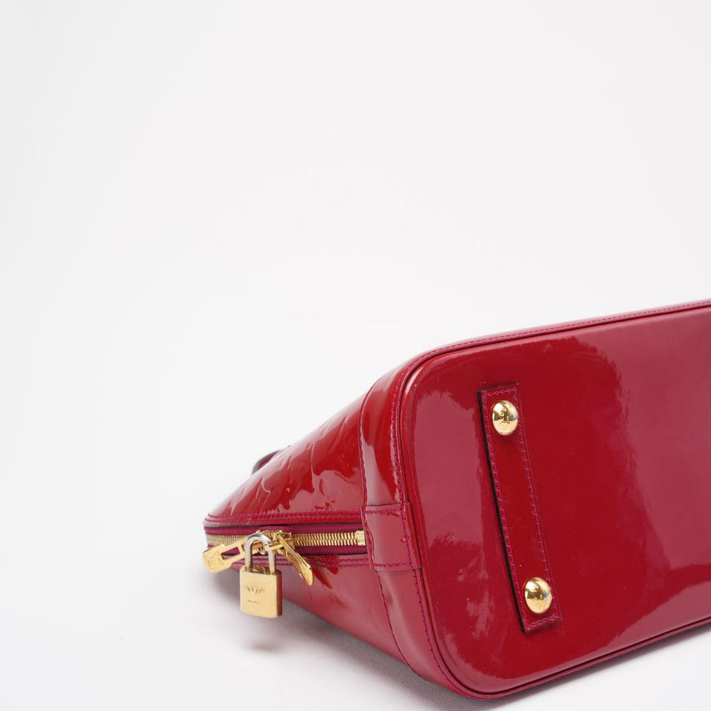 Louis Vuitton Rose Monogram Vernis Alma PM Bag 2018