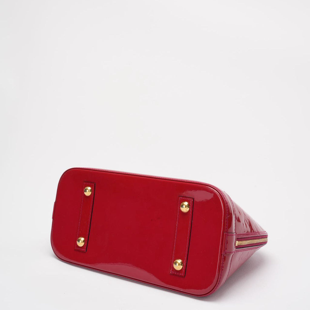 Louis Vuitton Rose Monogram Vernis Alma PM Bag 2018