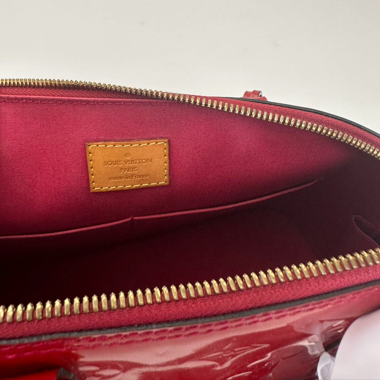 Louis Vuitton Rose Monogram Vernis Alma PM Bag 2018