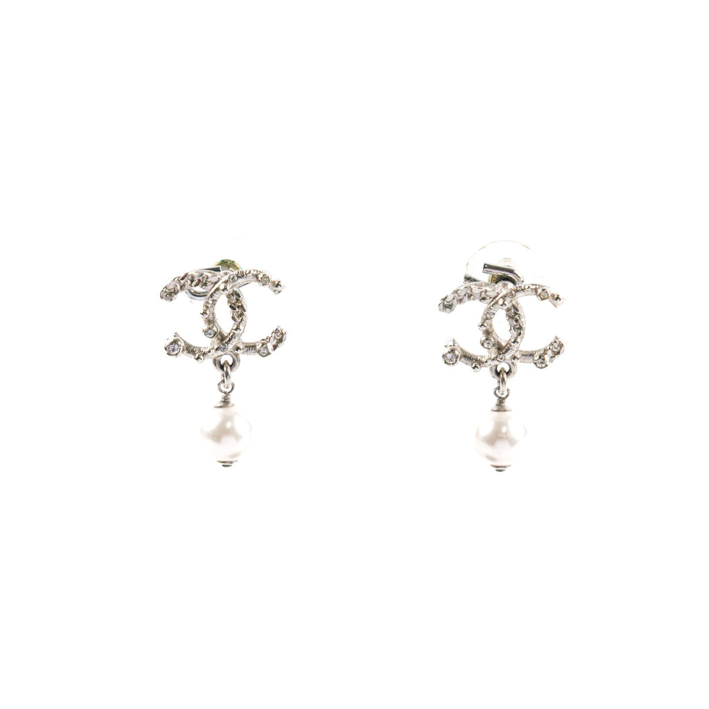 Chanel CC Logo Earrings