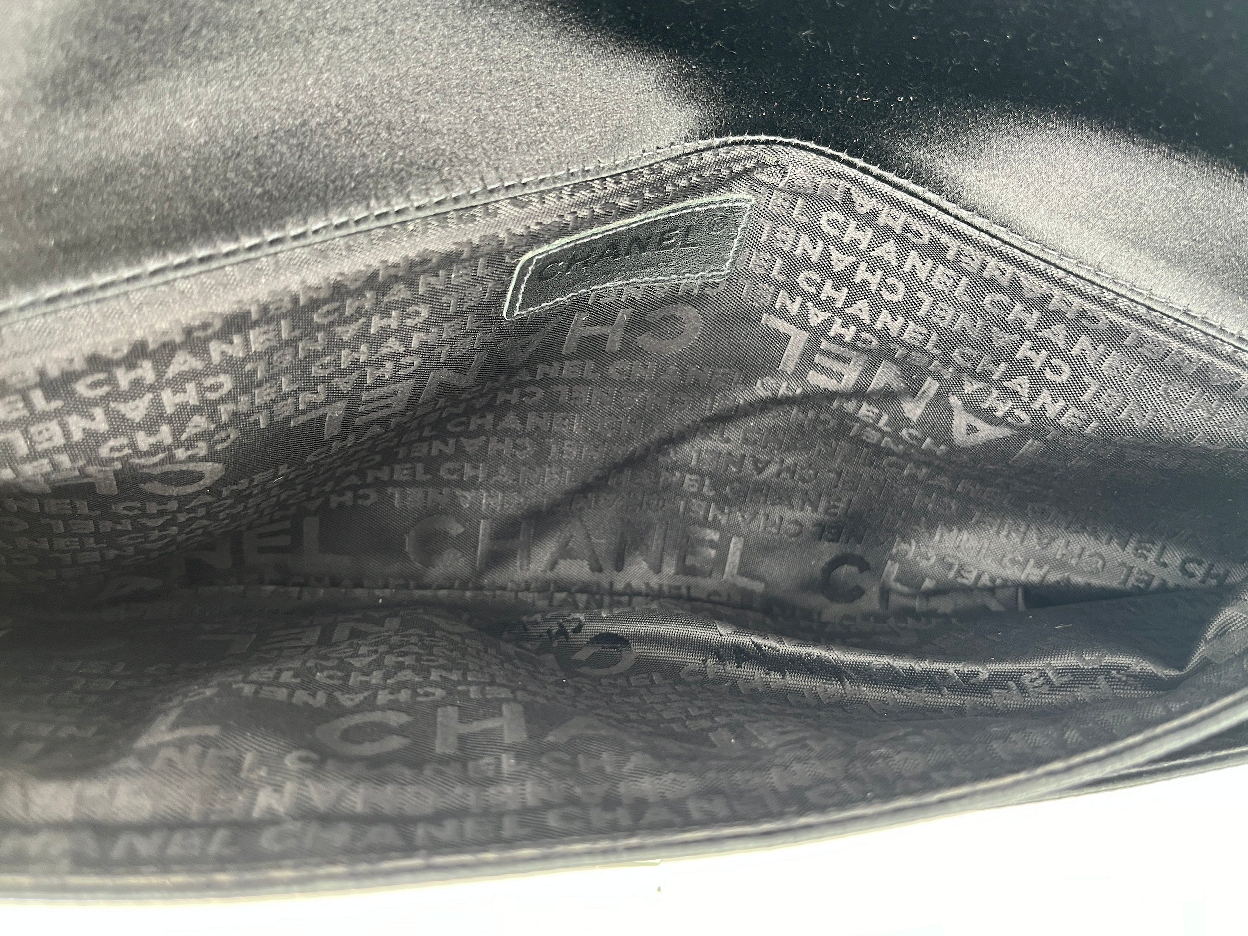Vintage CHANEL Reissue Satin Clutch Bag