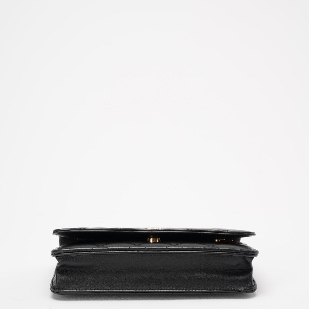 Chanel Black Wallet on Chain Bag Lambskin 2019