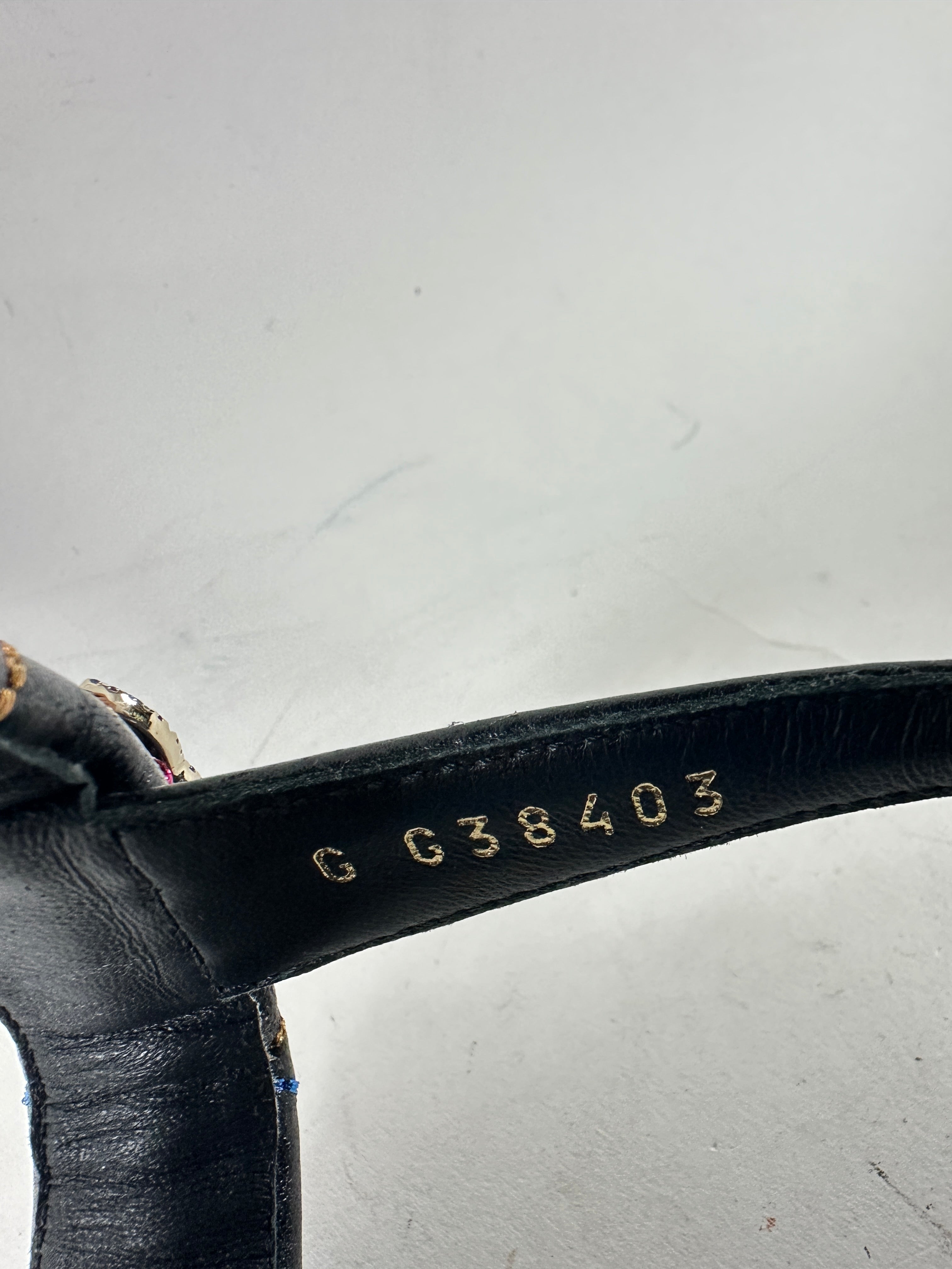Chanel 21K Black Multi Quilt Thong CC Sandal - 40
