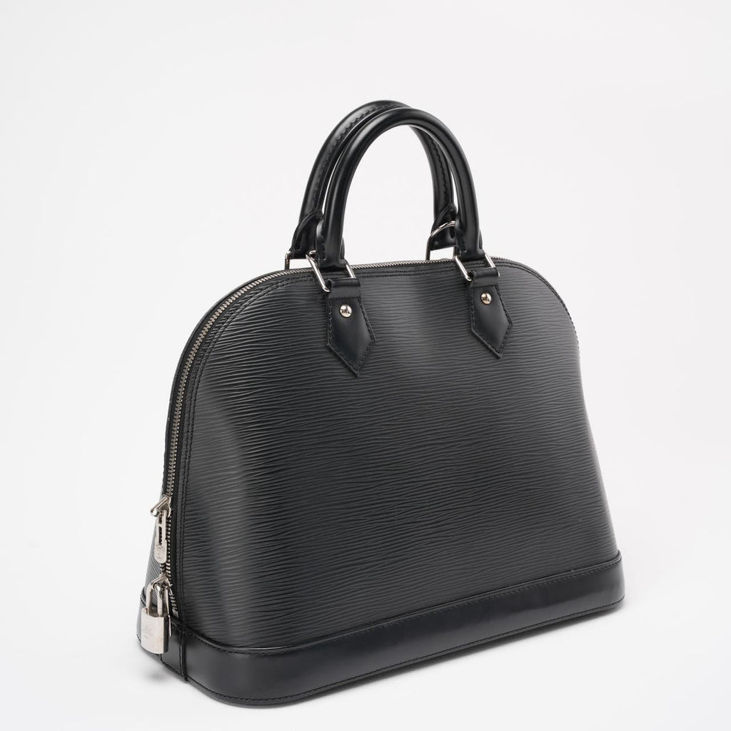 Louis Vuitton Black Epi Alma PM Bag 2014