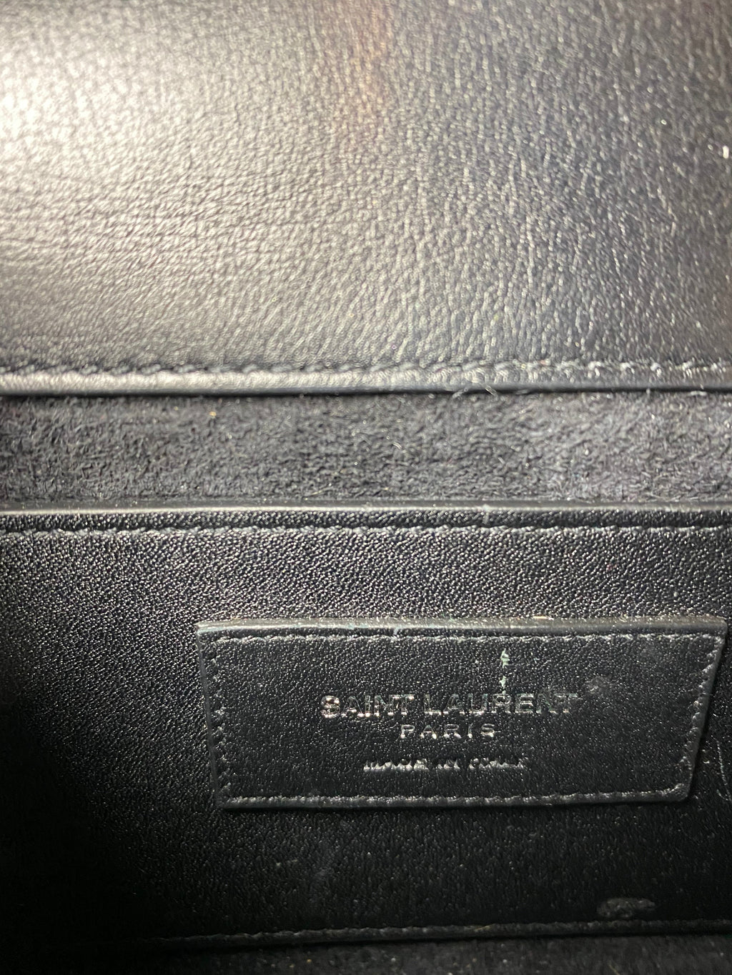 Saint Laurent Mini Calf Leopard Kate Tassel Crossbody Bag