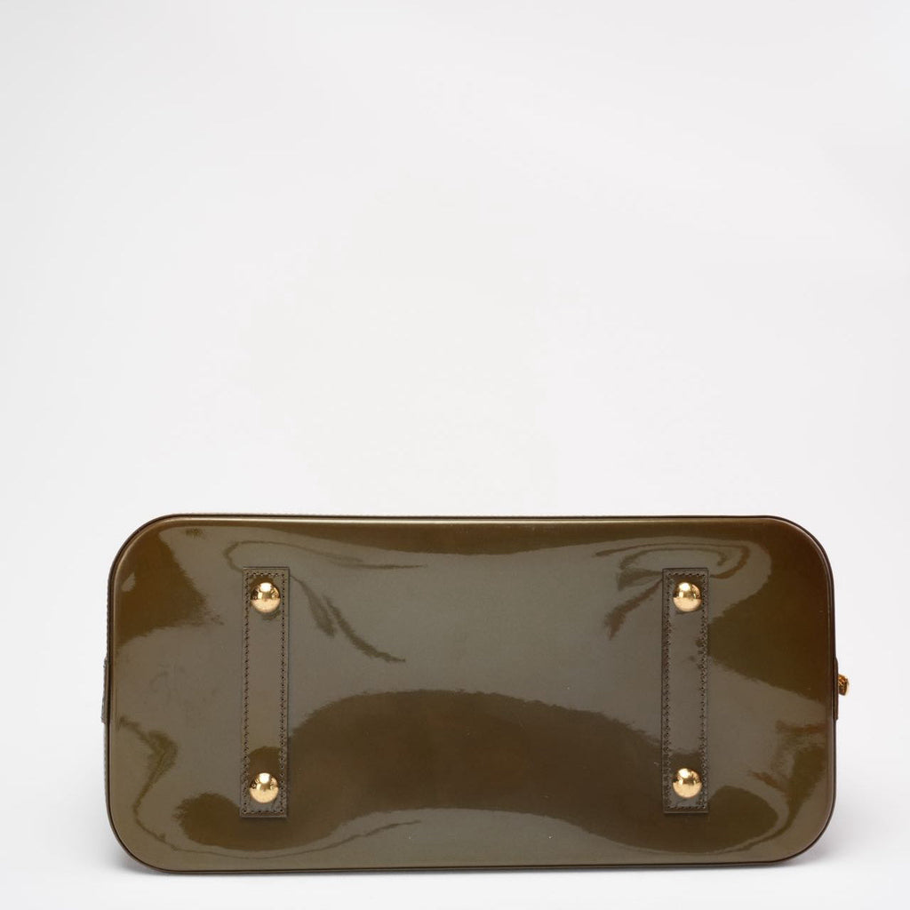 Louis Vuitton Green Monogram Vernis Alma GM 2009