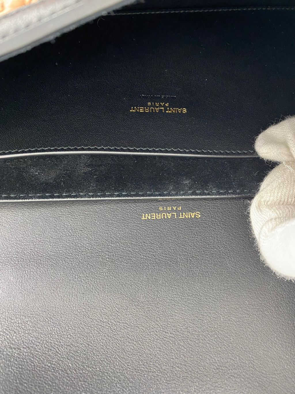 Saint Laurent Kaia Medium Raffia Satchel Bag