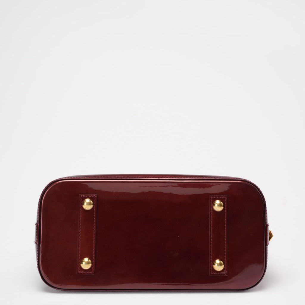 Louis Vuitton Burgundy red   Monogram Vernis Alma PM 2018