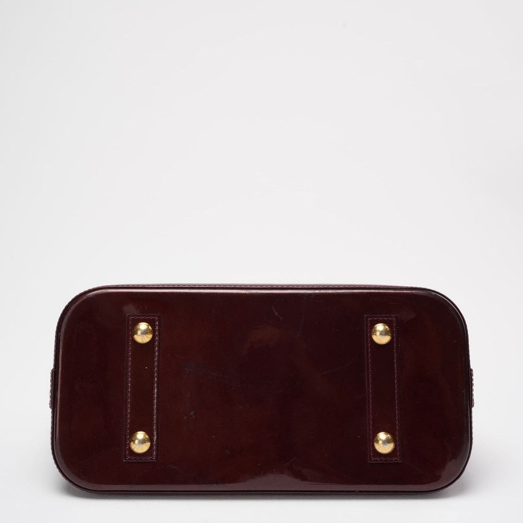 Louis Vuitton Burgundy Vernis Monogram Alma PM