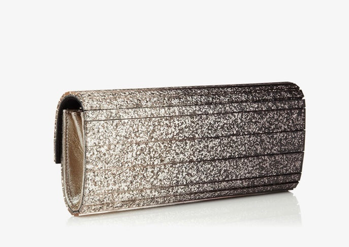 JIMMY CHOO SWEETIE DELGRADÉ GLITTER CLUTCH