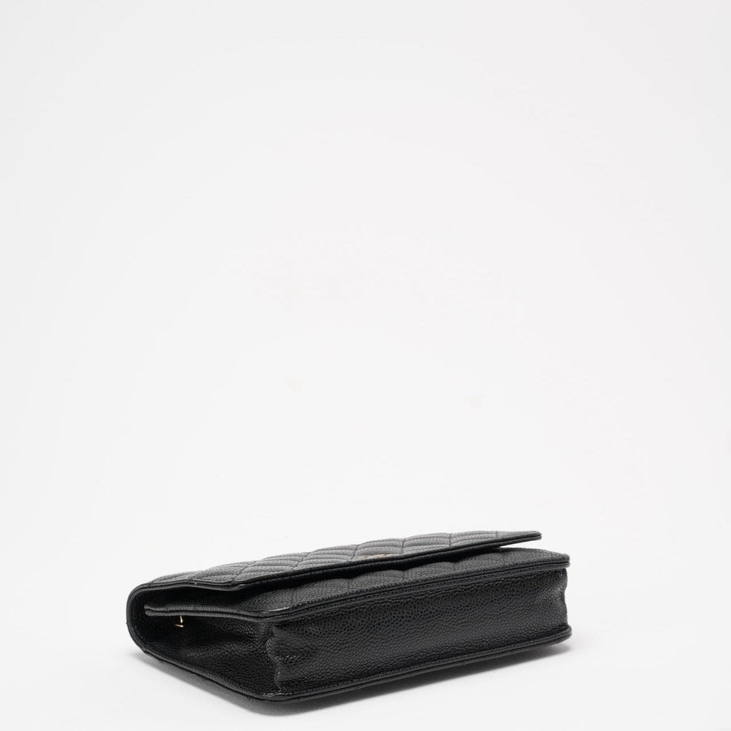 Chanel Black Classic Wallet on Chain (WOC) Caviar 2013-2014