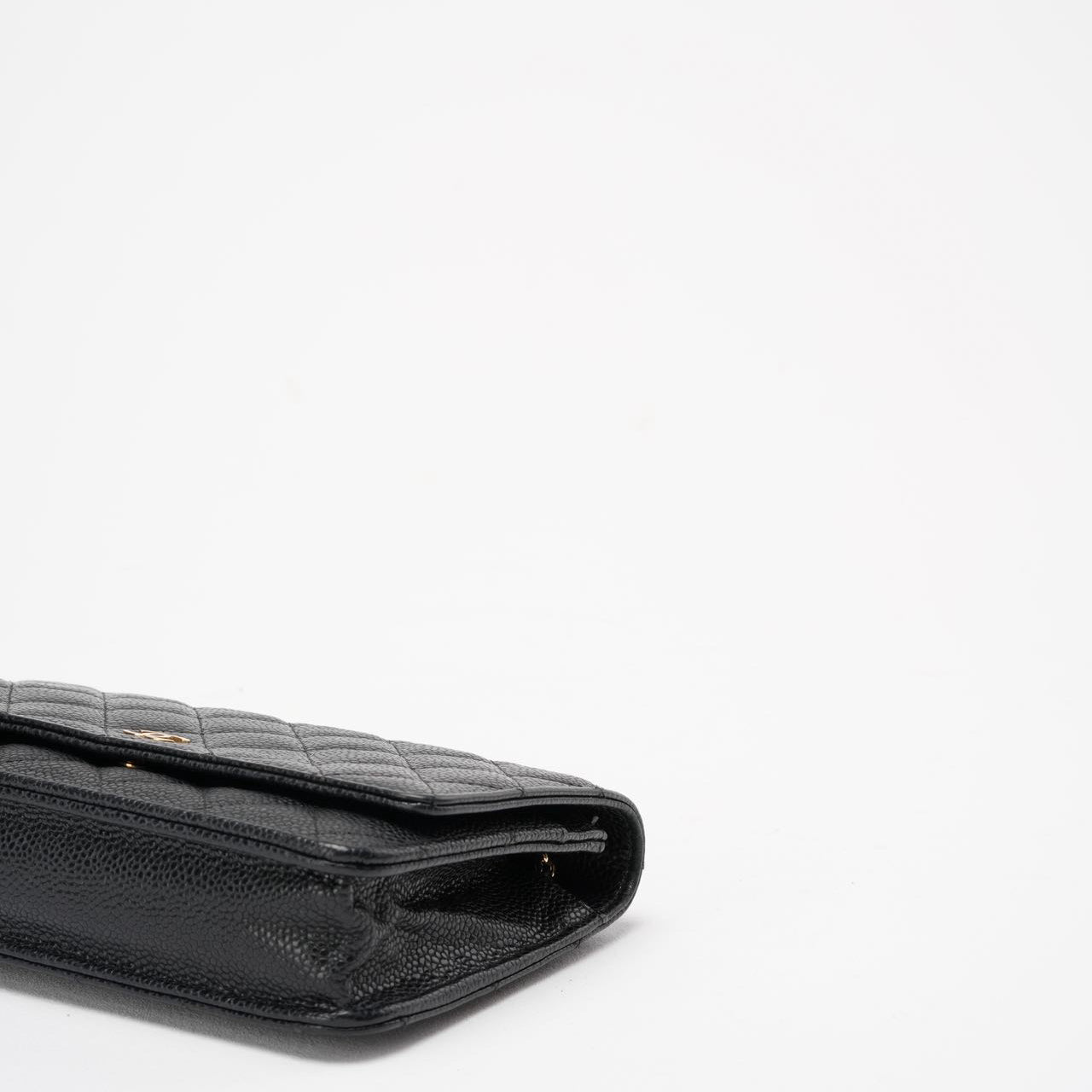 Chanel Black Classic Wallet on Chain (WOC) Caviar 2013-2014