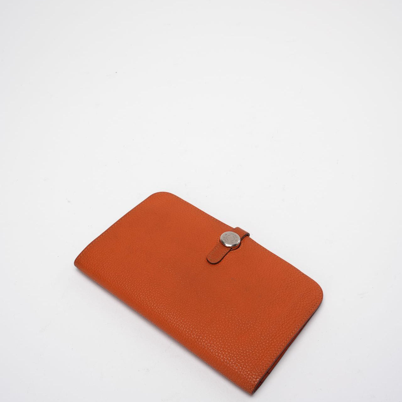 Hermès Dogon GM Togo Long Wallet Orange 2010