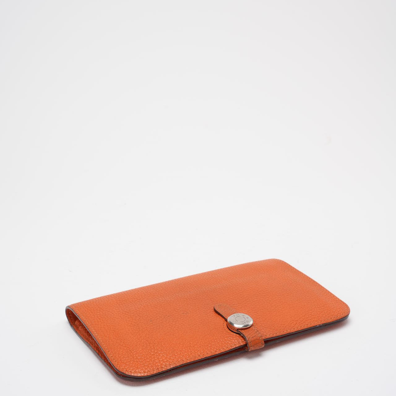 Hermès Dogon GM Togo Long Wallet Orange 2010