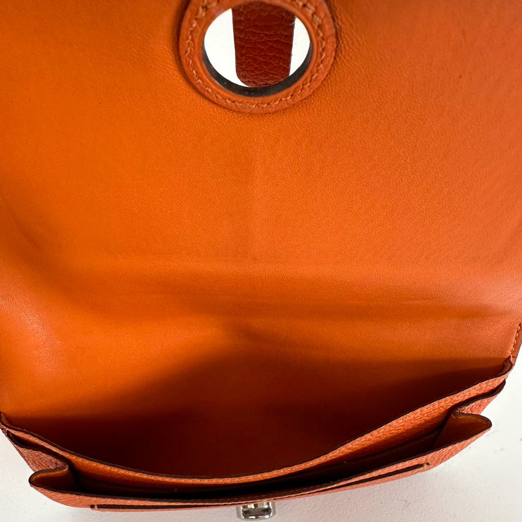 Hermès Dogon GM Togo Long Wallet Orange 2010