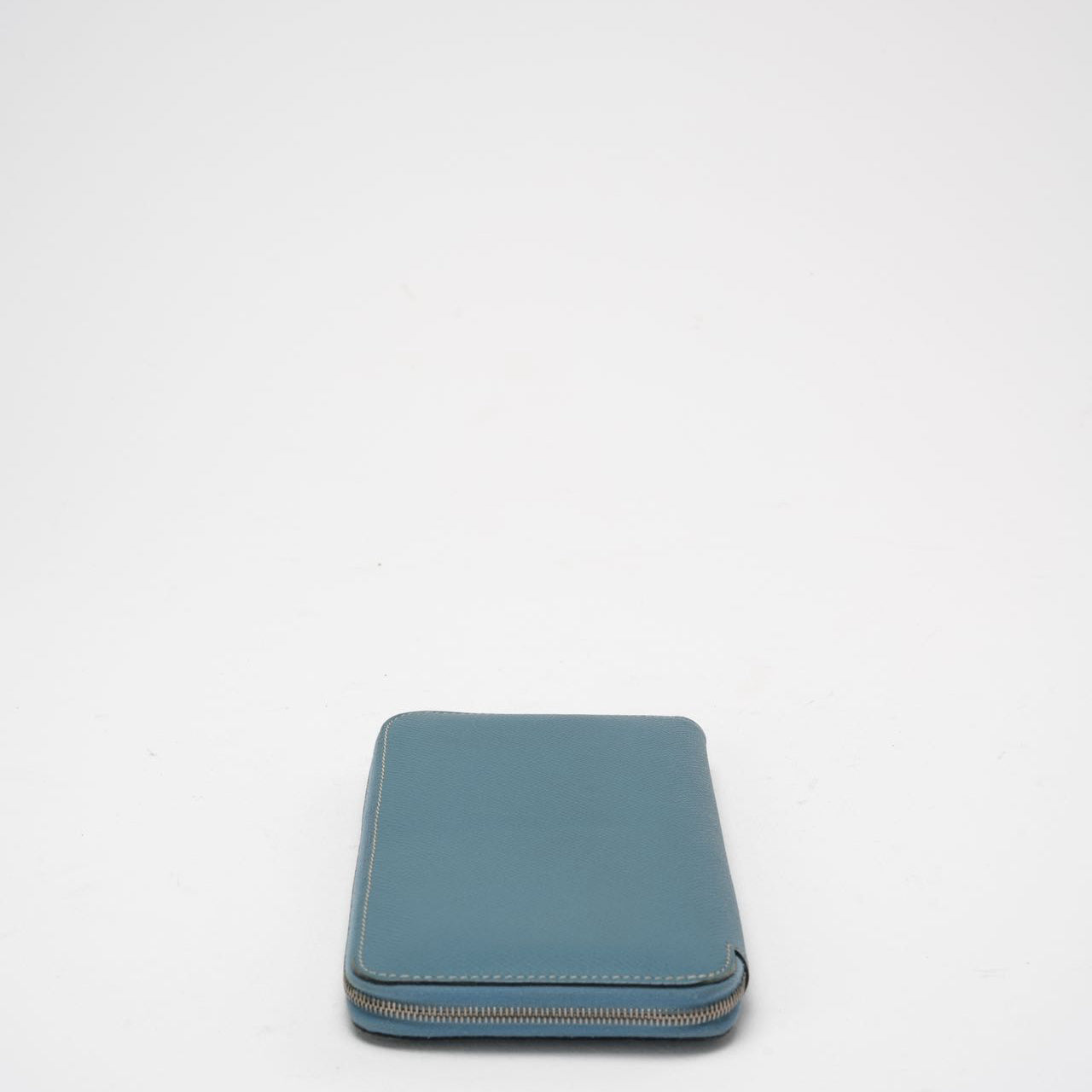 Hermes Long Wallet Blue Jean Epsom Leather 2012