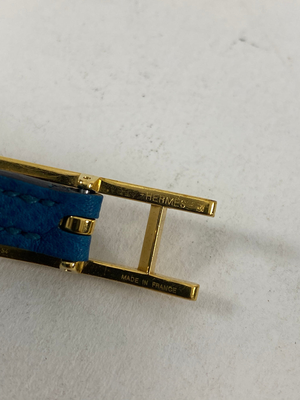 Hermes Behapi Double Tour Deep Blue / Brown Bracelet