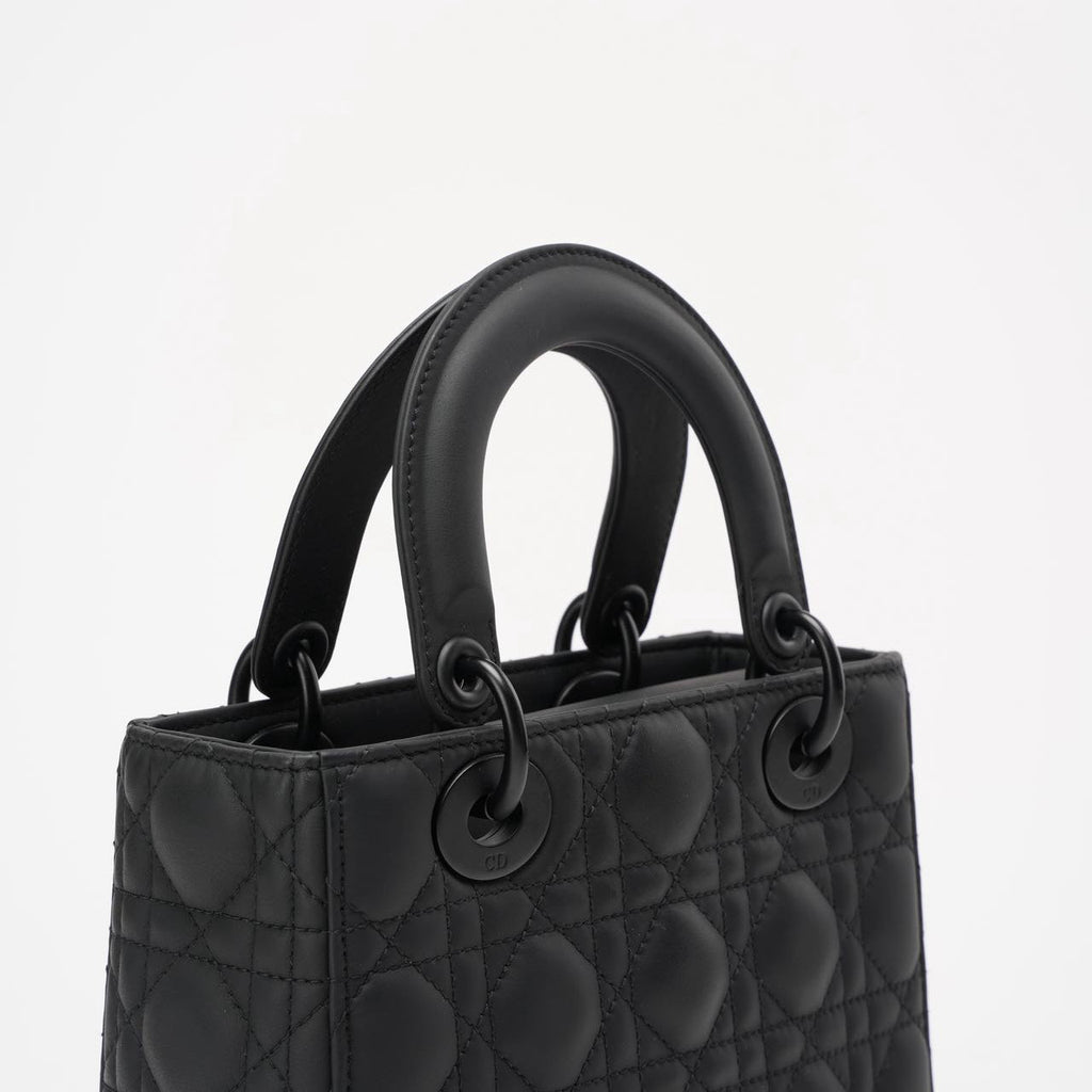 Christian Dior Cannage Small My ABC Dior Lady Dior Black