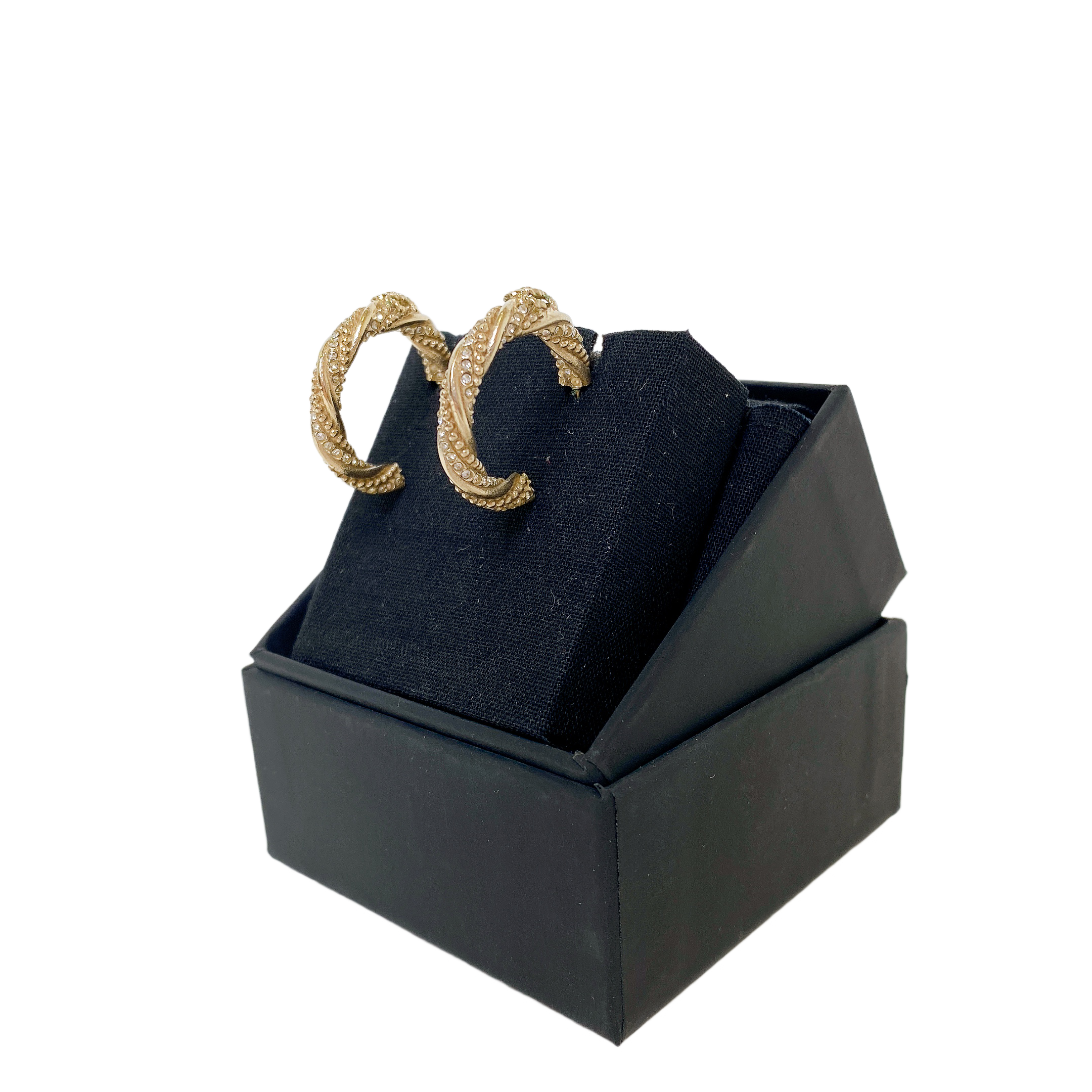 CHANEL EARRING LIGHT GOLD