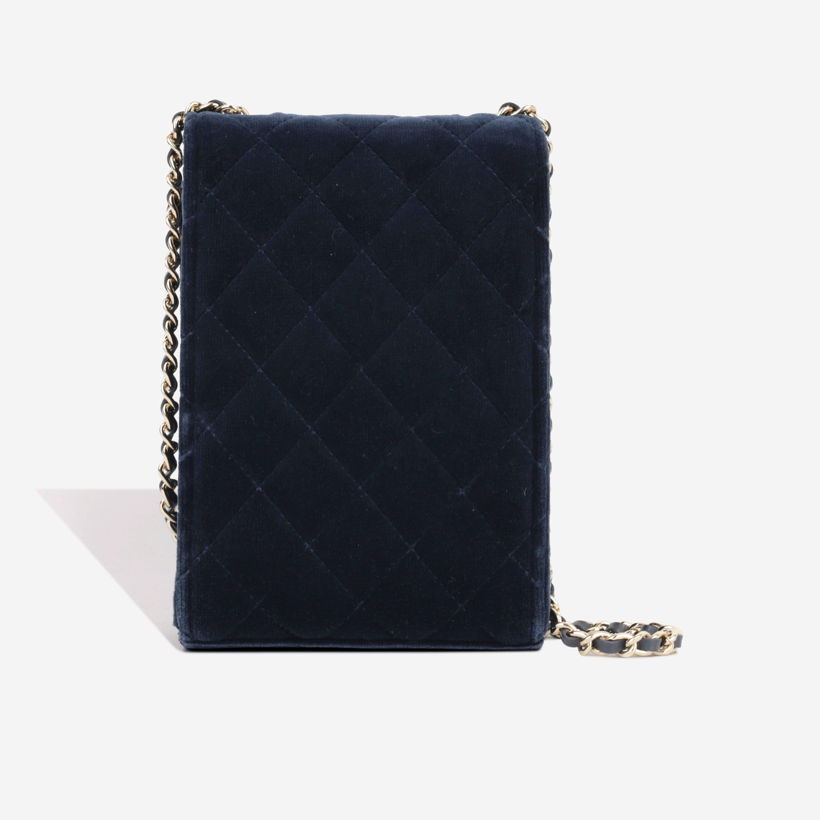 Chanel Vertical Clutch on Chain