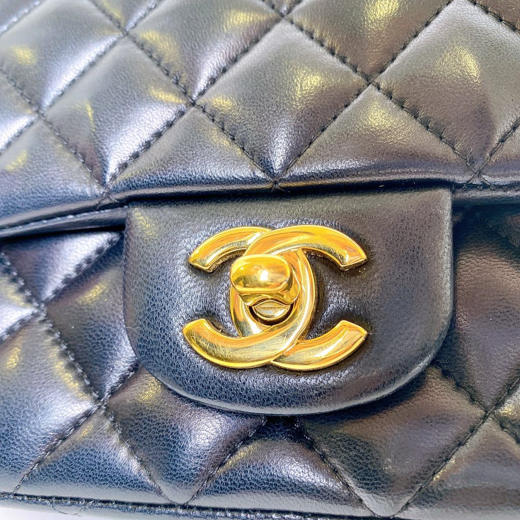 CHANEL MINI SQUARE LAMBSKIN
