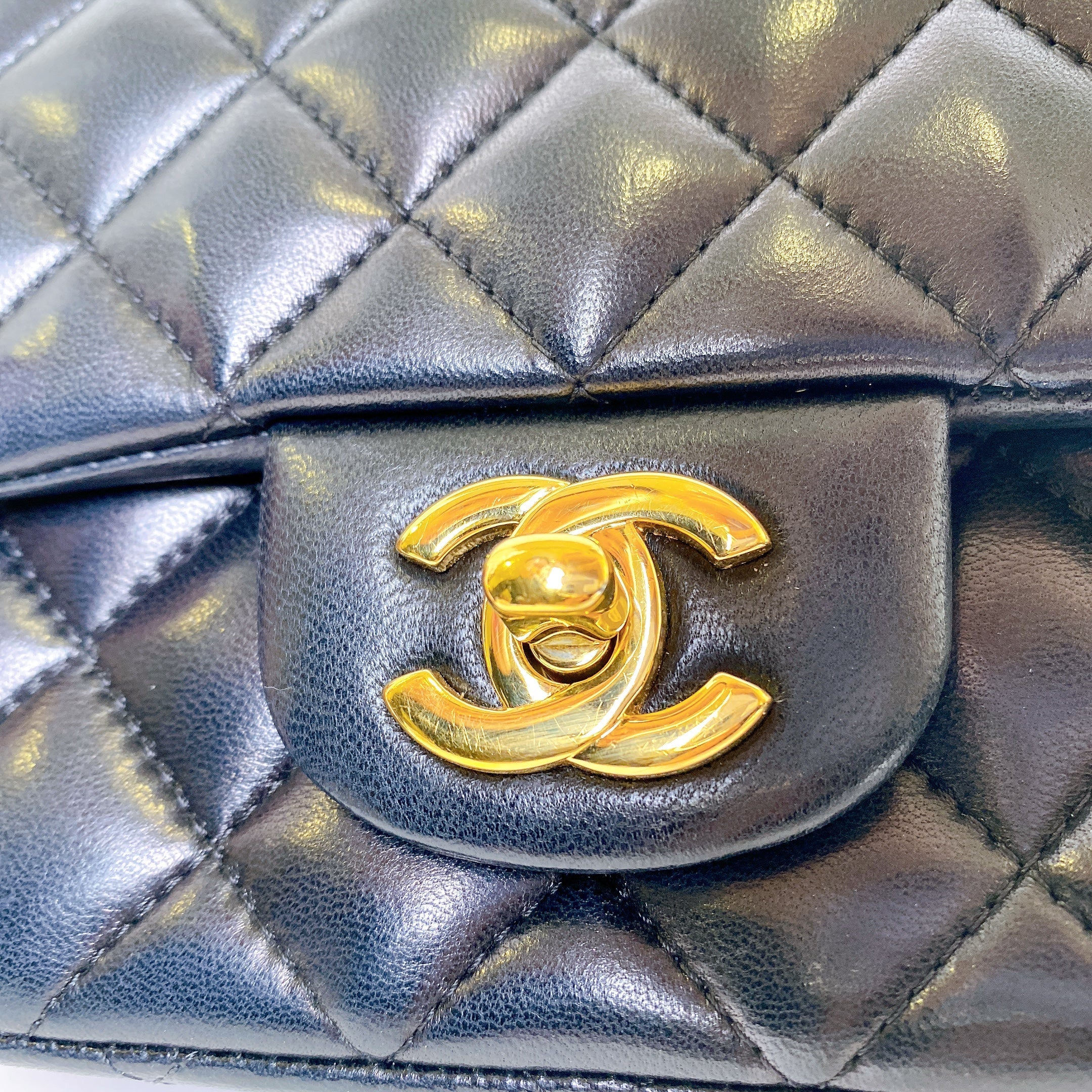 CHANEL MINI SQUARE LAMBSKIN