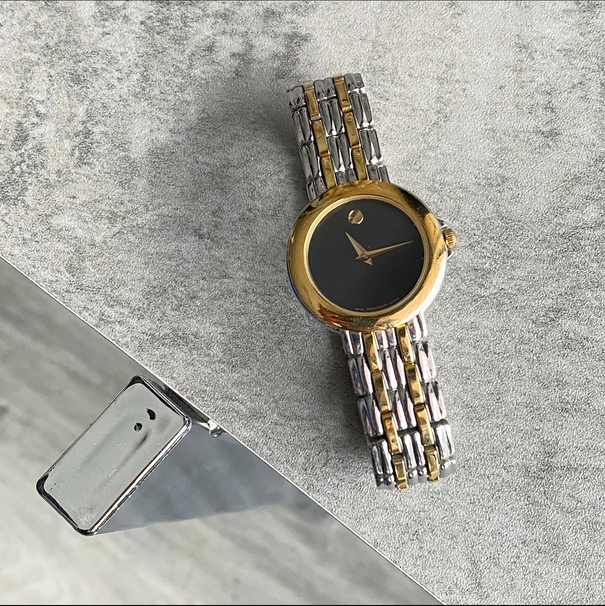 Movado Museum Ladies Two Tone Watch
